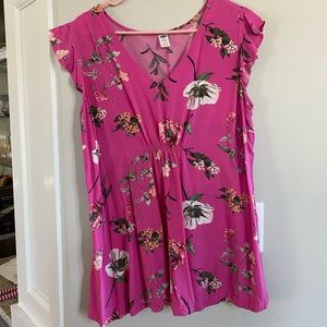 Old Navy Floral Maternity Top